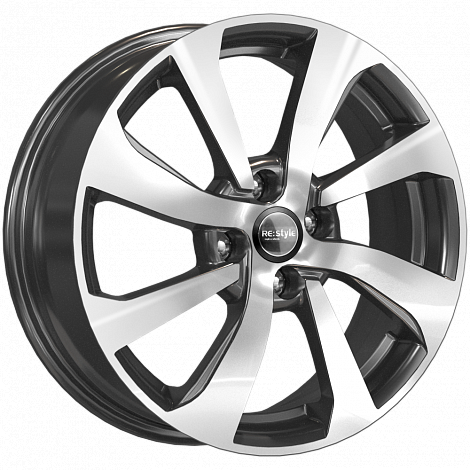 Литой диск K&K КС893 (Rio X-Line) 6x16/4x100 D54.1 ET49 алмаз черный комплект 4шт.