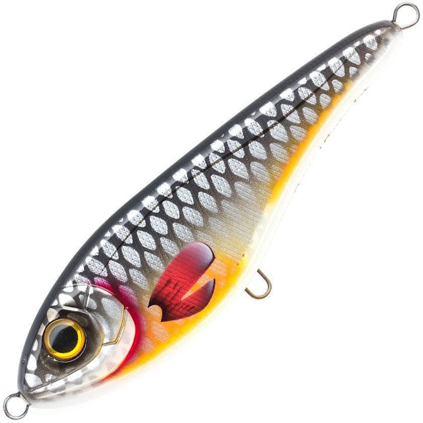 Воблер Джеркбейт Strike Pro Buster Jerk Shallow Runner,  150 мм,  64, 5 гр,  Загл. 1, 0м.,  Медленно всплывающий,  цвет: C649F Grey Roach,  WOLF COLOR,  (EG-048S#C649F)