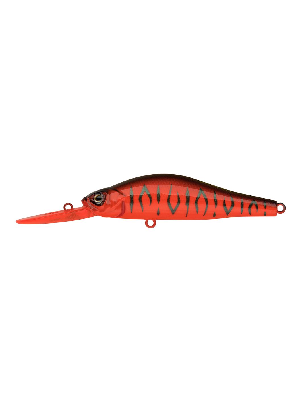 Воблер Минноу Strike Pro Archback Deep 80SP,  80 мм,  10, 8 гр,  Загл. 1, 5м.-4, 0м.,  Нейтральный,  цвет: A207-DRV Red Devil Pearl Red Lip,  (EG-125AL-SP#A207DRV)