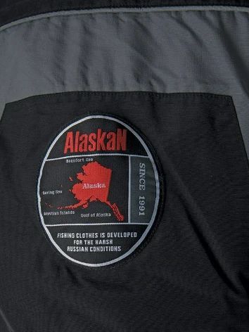 Костюм зимний Alaskan Dakota серый/черный XXL (куртка+ полукомбинезон) м