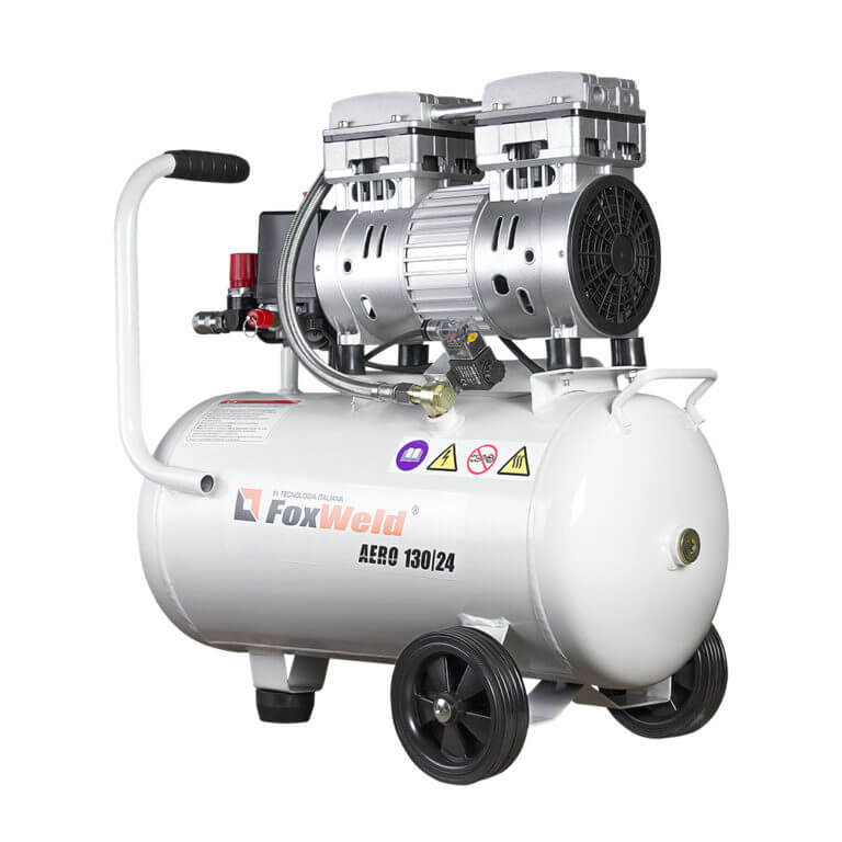 Компрессор безмасляный FoxWeld AERO 180/5F N12 (1300Вт,  180л/мин,  ресивер 5л,  8бар,  8, 5кг) (9757)