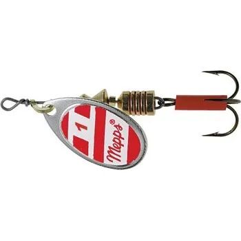 Блесна вращающаяся Mepps "Aglia White/Red 1