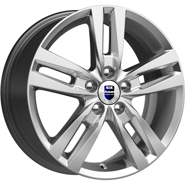 Диск л.Р16 6.5/5*112 КИК КС868 Rassvet d57.1 ET46 сильвер r74734SK КОМПЛЕКТ 4ШТ.