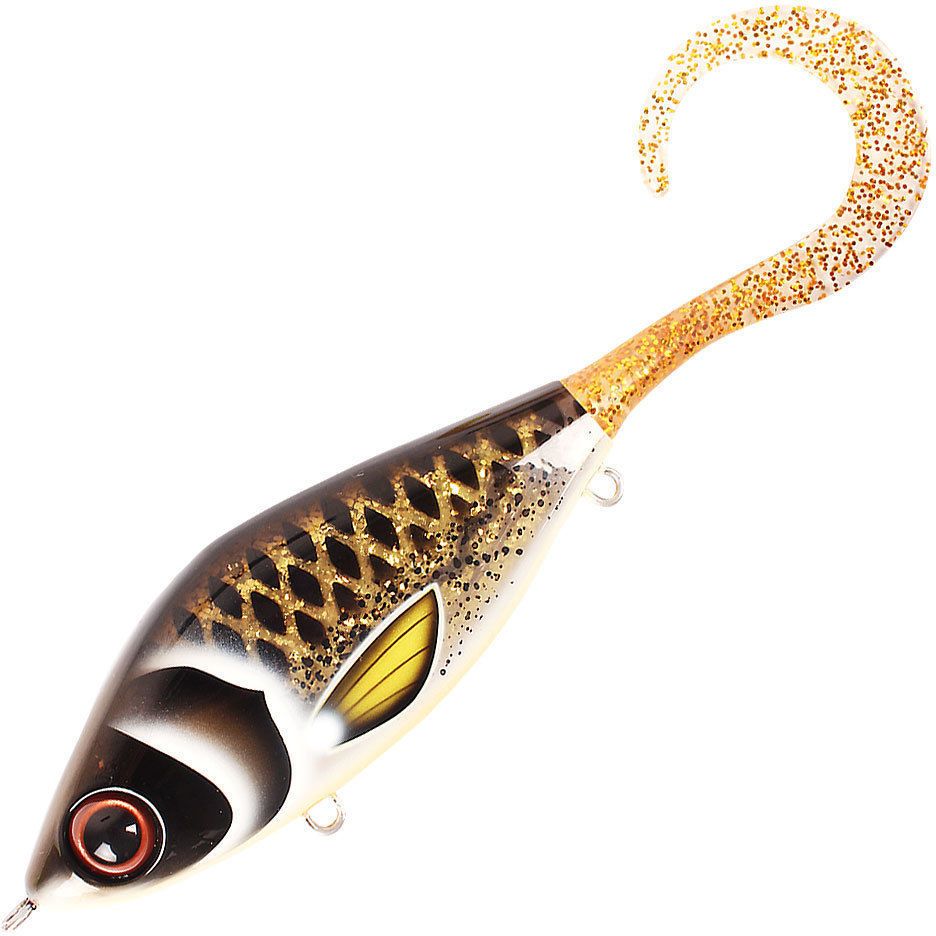 Воблер Джеркбейт Strike Pro Guppie Downsize Sinking,  90 мм,  35, 7 гр,  Загл. 0, 5м.-1, 5м.,  Тонущий,  цвет: TR-008 Spotted Bullhead,  (EG-208B#TR-008)