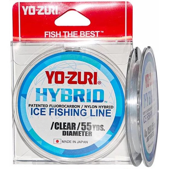 Леска монофильная Yo-Zuri Hybrid Ice 50м Clear (0, 203мм) 4lbs 