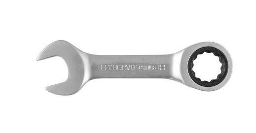 Ключ комбинированный трещоточный короткий 18мм Thorvik CSRW18