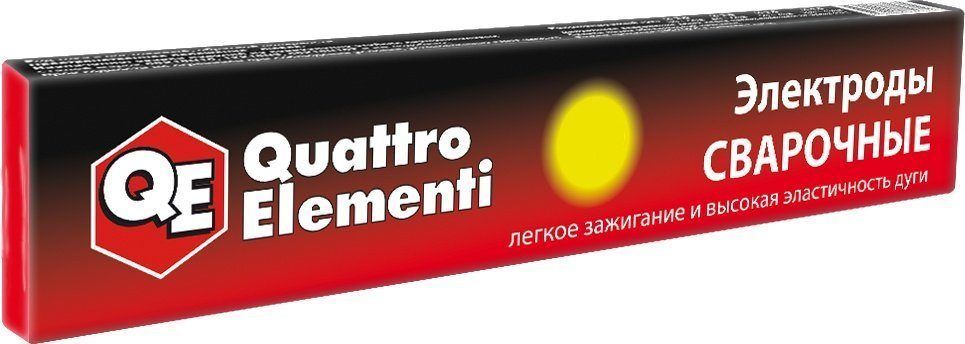 Электроды сварочные ОЗС12 Ø2, 5мм (0, 9кг) QUATTRO ELEMENTI (770-421)