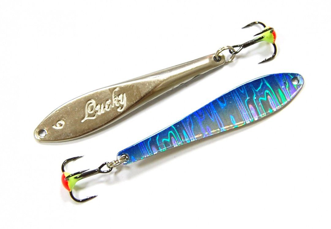 Блесна зимняя 3D  Lucky FLU08011RIH 80 мм. 11 гр.