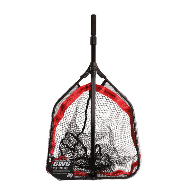 Подсачник с прорезиненной сеткой CWC Monster Net,  складной,  размер 80x75X85,  180cv