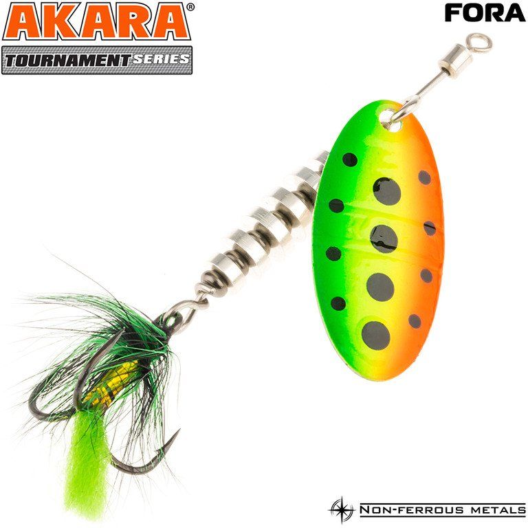 Блесна вращающаяся Akara Tournament Series Fora 1 5 гр.  A39