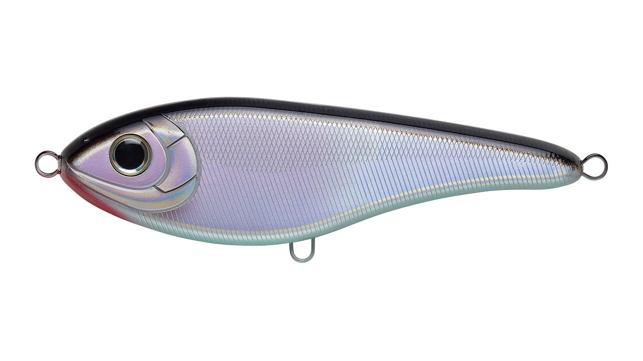 Воблер Джеркбейт Strike Pro Buster Jerk Sinking,  150 мм,  75 гр,  Загл. 0, 5м.-4, 0м.,  Тонущий,  цвет: A010-EP Black Back Silver,  (EG-048#A010-EP)
