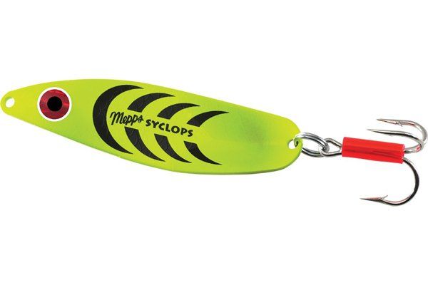 Блесна колеблющаяся Mepps SYCLOPS,  0,  Fluo Chartreuse
