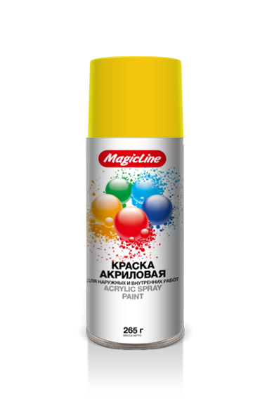 Краска MAGIC LINE RAL 1028 Желто-оранжевая 265гр