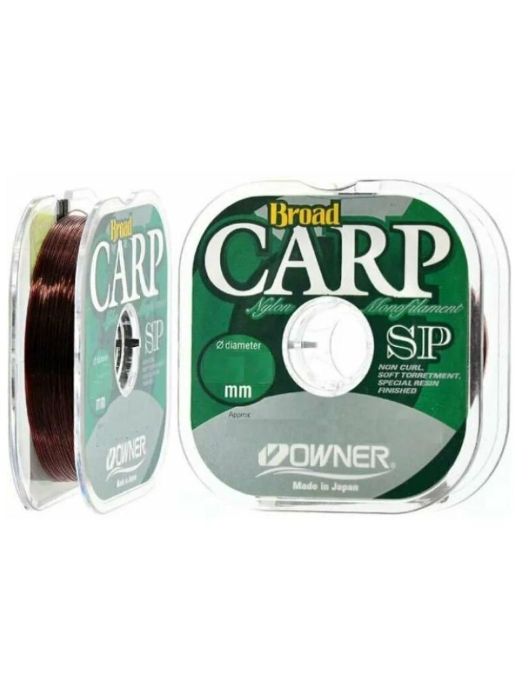 Леска Owner Broad Carp летняя SP 0.20мм 100м 