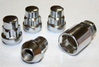 Секретки гайка 14*1.5 36 закр. конус вращ.  4шт.+2 ключа MATRIX 416448X2