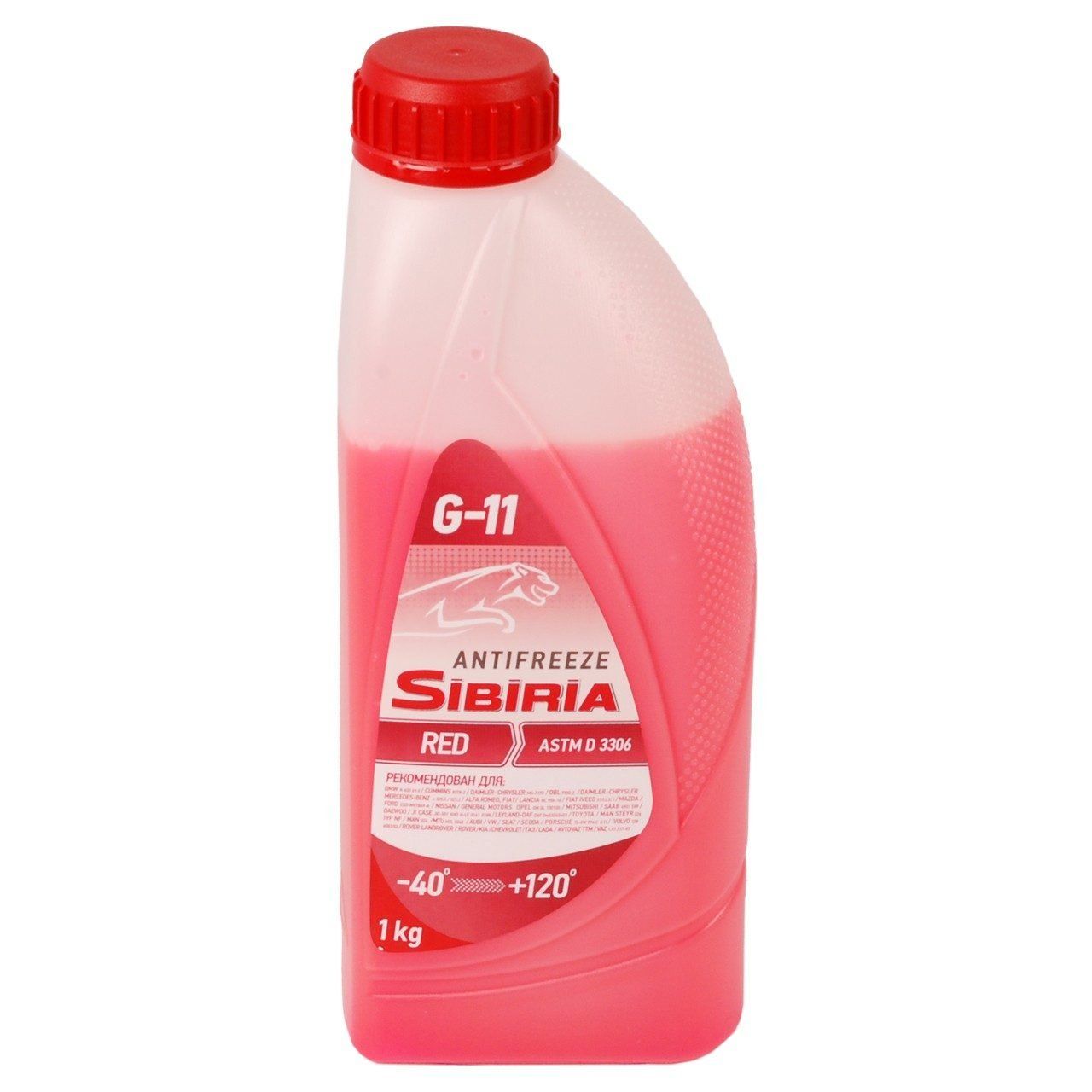 Антифриз SIBIRIA -40 G-11 1кг красный