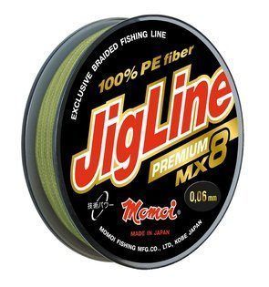 Шнур JigLine Premium WX8 0, 19 мм, 16 кг, 150 м,  хаки