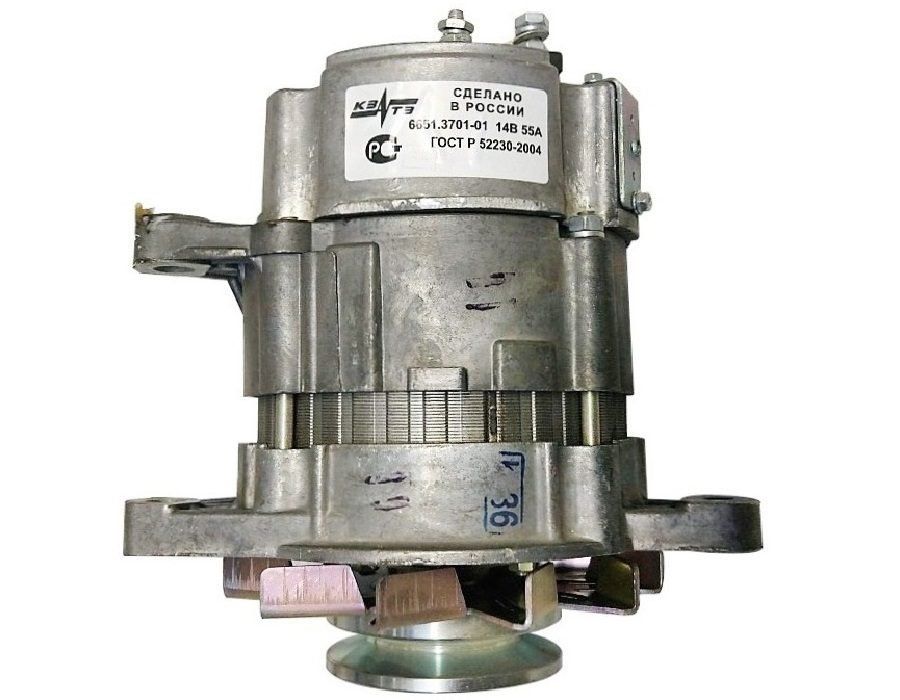 Генератор ГАЗ д.4021.10 (ЗМЗ) 6631.3701 55А новая панель"КЗАТЭ"