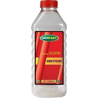 Электролит 1л (плотность 1.28) OILRIGHT