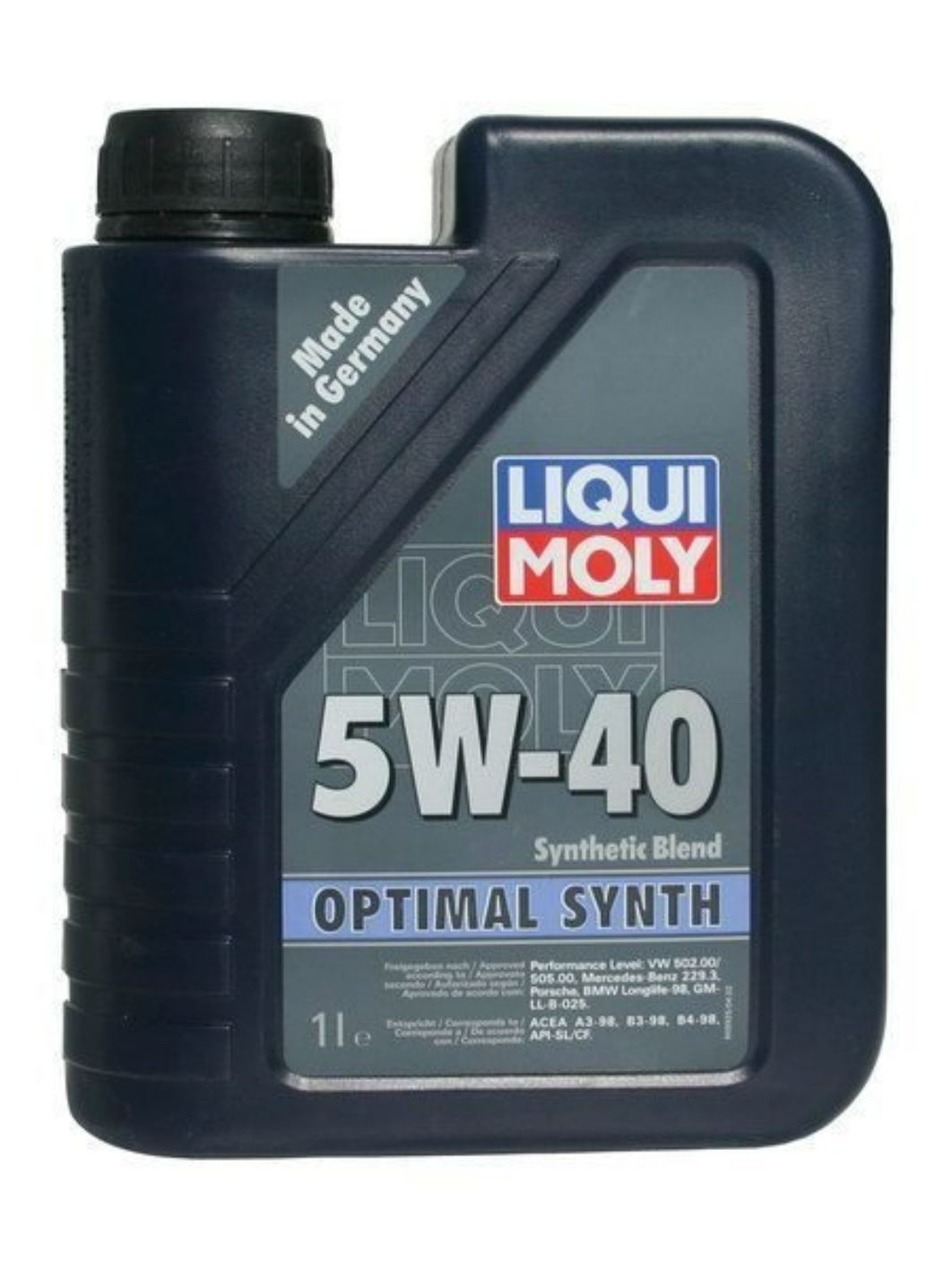 LIQUI MOLY "Optimal Synth" 5W40 1L синтетическое моторное масло 3925