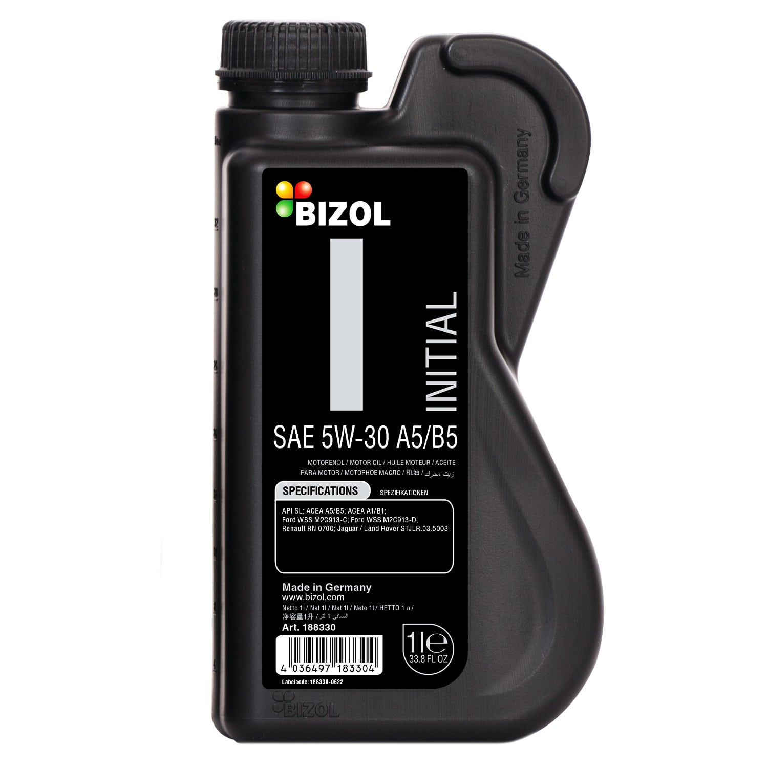 BIZOL НС-СИНТЕТИЧЕСКОЕ INITIAL 5W30 1л A5/B5  моторное масло