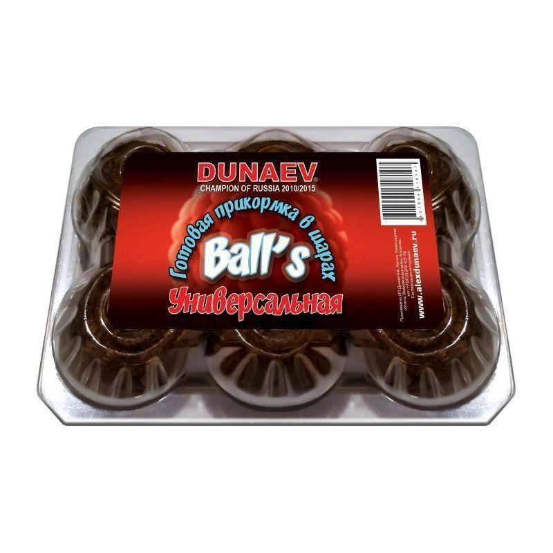 Прикормка "DUNAEV BALLS" 0, 75кг Универсальная  