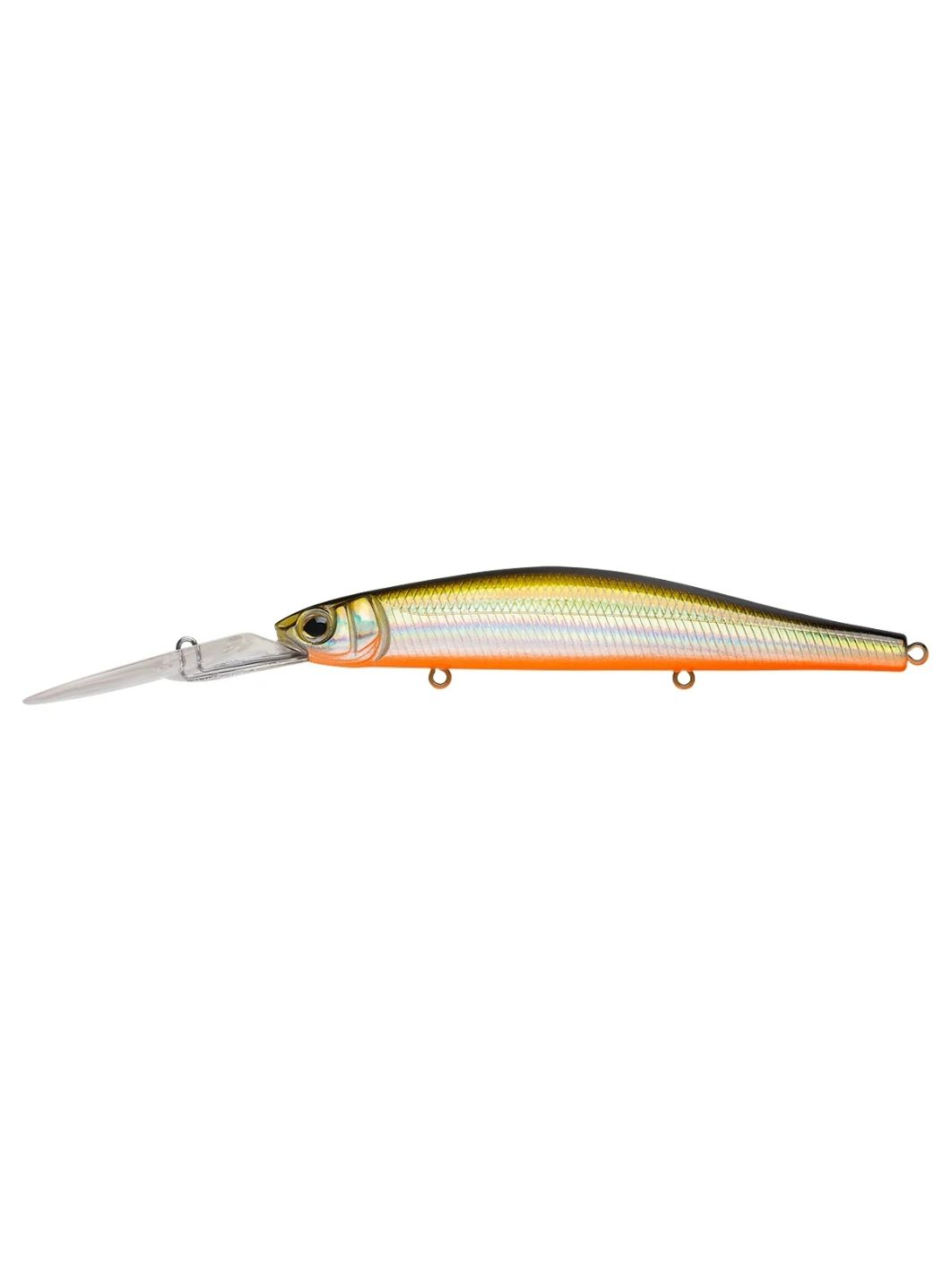Воблер Минноу Strike Pro Inquisitor MDR 110SP,  110 мм,  17, 3 гр,  Загл. 1, 0м.-2, 5м.,  Нейтральный,  цвет: 612T Natural Shad Silver,  (EG-193BXL-SP#612T)