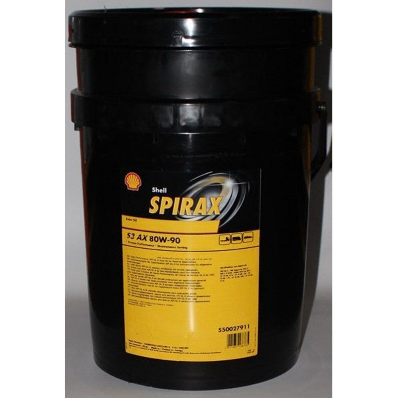 SHELL 80W90 Spirax S3 AX GL-5 20л минеральное трансмиссионное масло