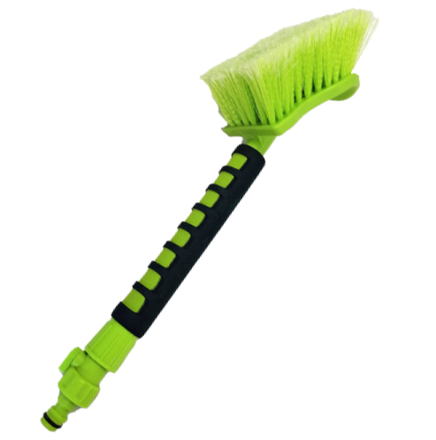 Щетка для мытья а/м ZIZAY с мягкой ручкой,  с клапаном под воду (49см) ZZ0132