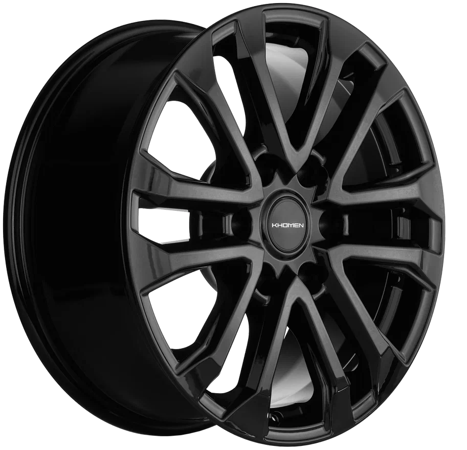 Литой диск KHOMEN WHEELS  KHW1805 (Tank 300/500) 7.5x18/6x139.7 D100.1 ET36 Black  комплект 4шт.