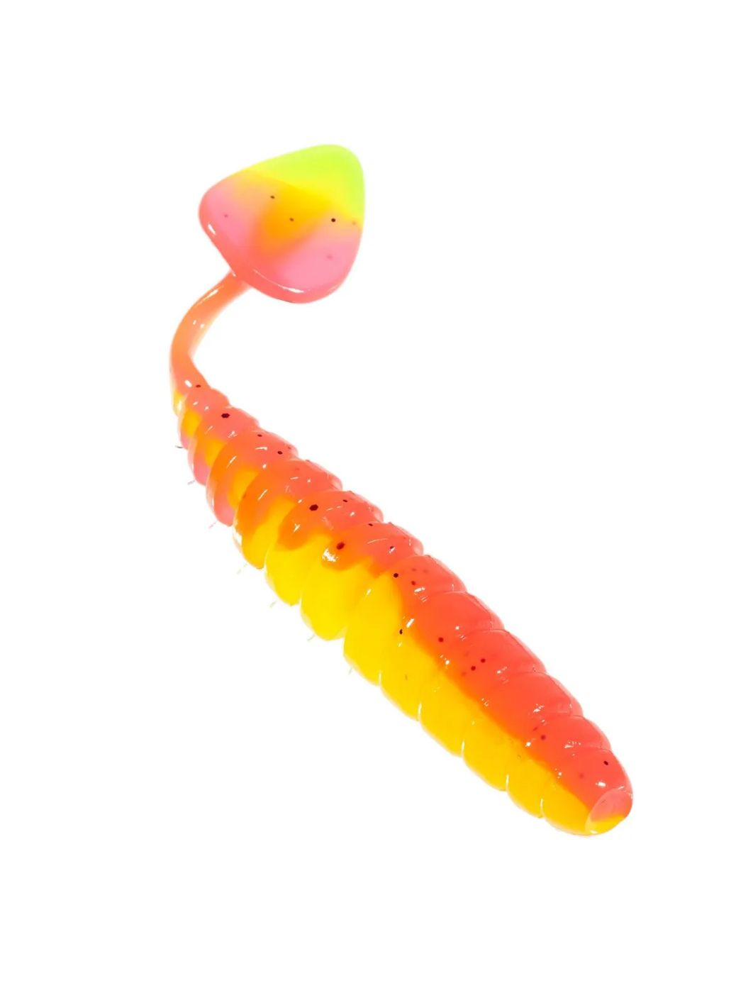 Приманка ZUB-SHAD 90мм-5шт, (цвет 023) желто-розовый