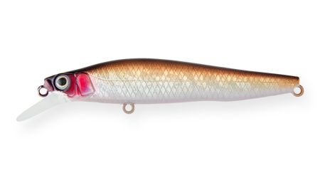 Воблер Минноу Strike Pro IB Minnow JET 75,  75 мм,  9 гр,  Загл. 0, 4м.-1, 0м.,  Тонущий,  цвет: 864PPV Brown Redhead,  (JS-275#864PPV)