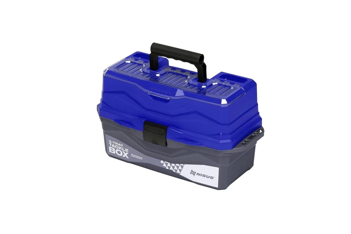 Ящик для снастей Tackle Box трехполочный NISUS синий