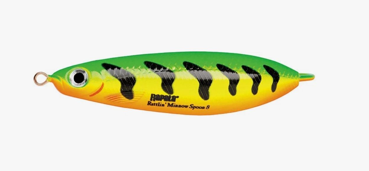 Блесна незацепляйка Rapala Minnow Rattlin Spoon 08 /FT