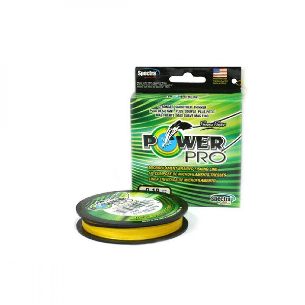 Леска плетеная POWER PRO 135 м желтая 0, 32 мм 24 кг