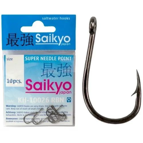 Крючки Saikyo KH-10026 Chinu Ring BN №0.1 /уп.10шт/