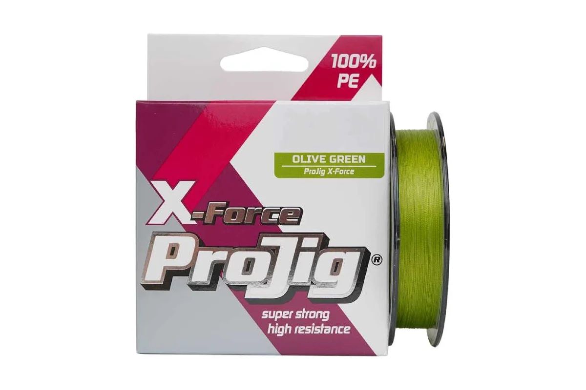 Шнур ProJig X-Force 0, 30мм 24, 0 кг 100м хаки