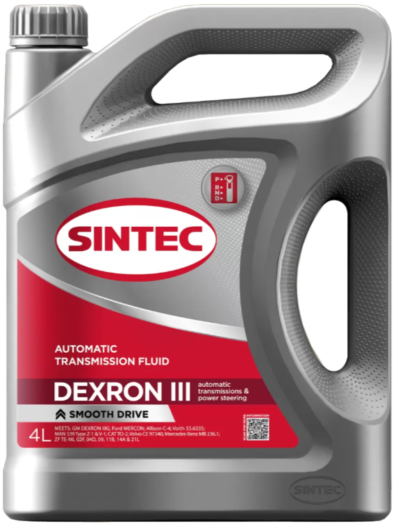 SINTEC ATF III 4L трансмиссионное масло