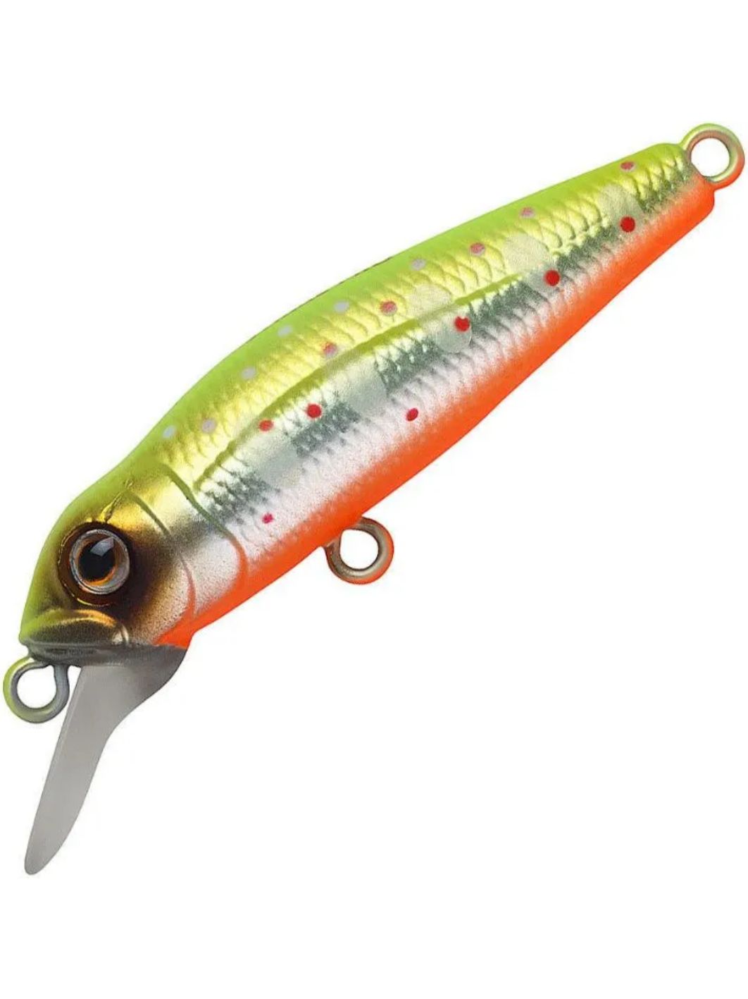 Воблер Минноу Strike Pro Midge 40,  40 мм,  2 гр,  Загл. 0, 5м.,  Нейтральный,  цвет: A190ES Mat Motley Trout,  (EG-074SP#A190ES)