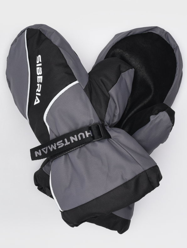 Рукавицы Huntsman Siberia ткань Breathable цвет Серый/Черный