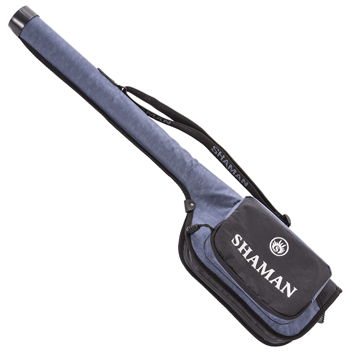 Чехол-тубус для нахлыстовых и зимних удилищ SHAMAN. дл. 80см.,  черный