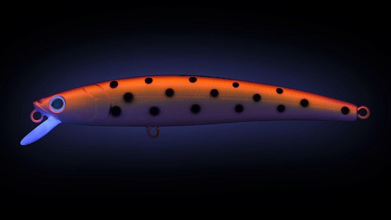 Воблер Минноу Strike Pro Arc Minnow 105SP,  105 мм,  11, 5 гр,  Загл. 0, 6м.-1, 2м.,  Нейтральный,  цвет: C457F Purple Milk UV,  (JL-092-SP#C457F)