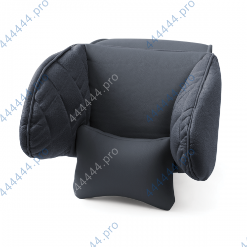 Подголовник АВТОПРОФИ "COMFORT",  экокожа (черный)