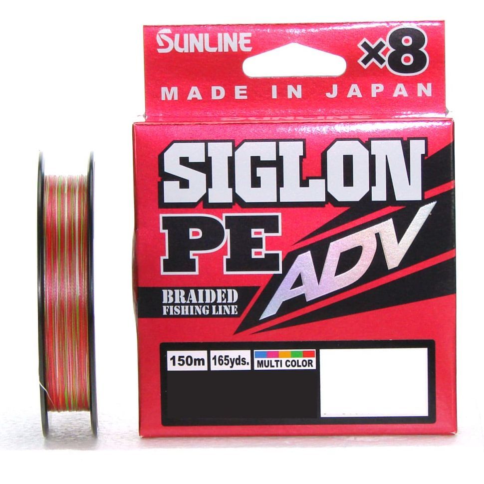 Шнур Sunline SIGLON PEx8 ADV 150M(Multicolor 5C) #1.2/16LB