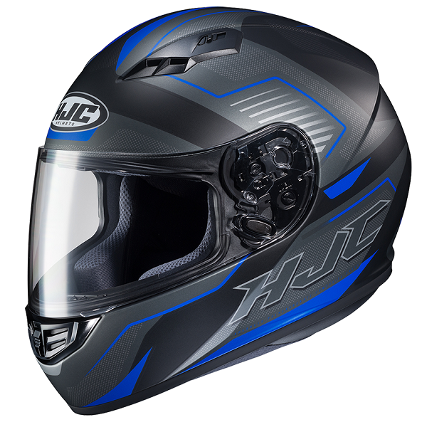 Шлем интеграл HJC CS15 TRION,  черно-синий,  матовый 2XL