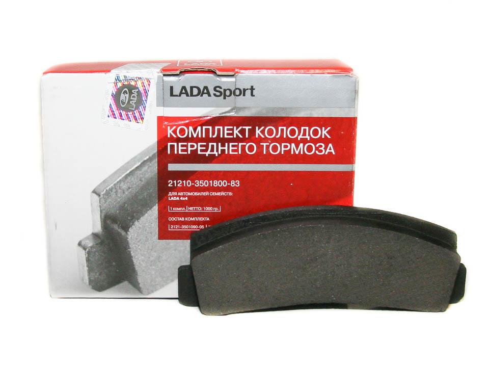 Колодка тормозная 2121 передняя АвтоВАЗ LADA Sport (4шт.к-т)