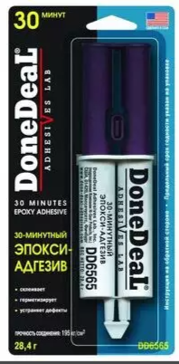 Эпокси-адгезив 30-мин. прозрачный DD6565 28гр.