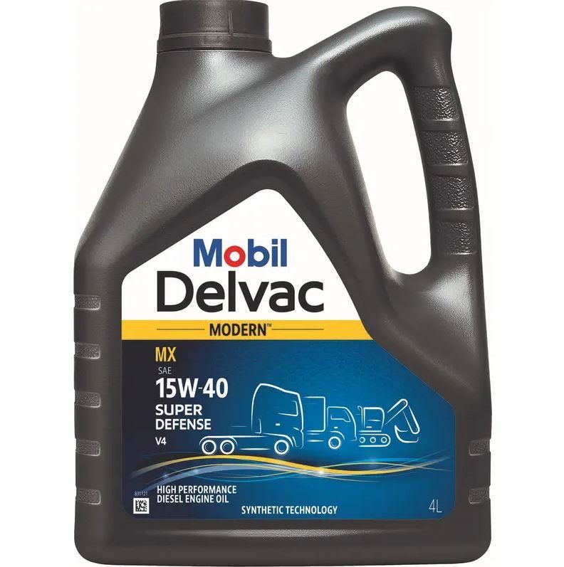 MOBIL 15W40 DELVAC Super Defense V4 4L минеральное моторное масло
