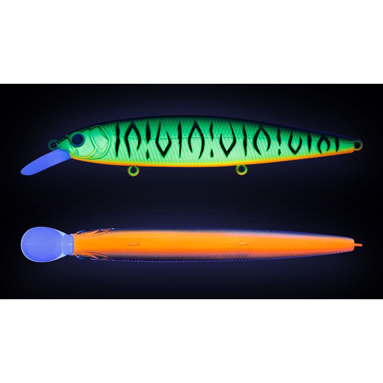 Воблер Минноу Strike Pro Bold 130SP,  130 мм,  24, 5 гр,  Загл. 1, 3м.-1, 8м.,  Нейтральный,  цвет: GC01S Mat Tiger,  (EG-191-SP#GC01FS)