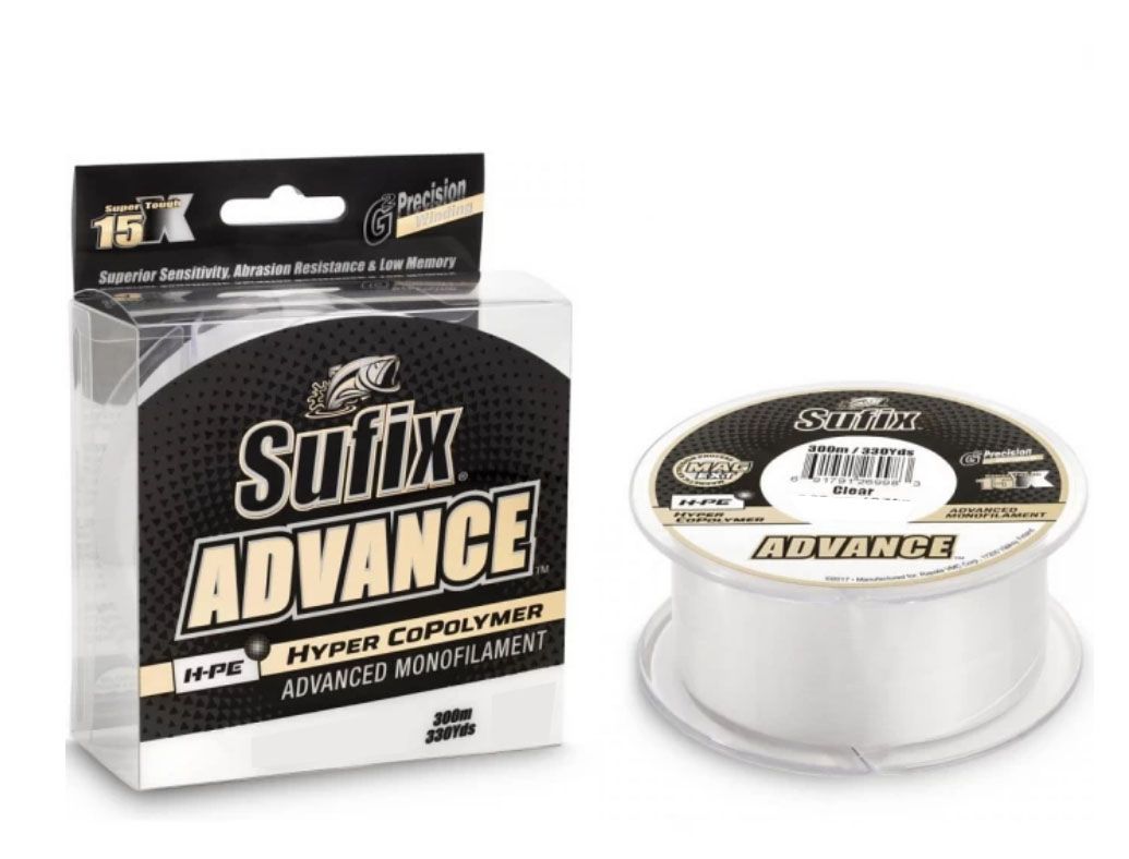 Леска Sufix Advance 0, 20mm 4, 5kg 300m kirkas Hyper CoPolymer 